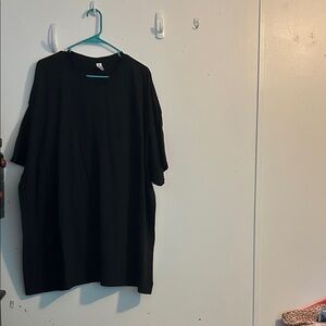 Jerzees Relaxed Fit Black Cotton T-Shirt